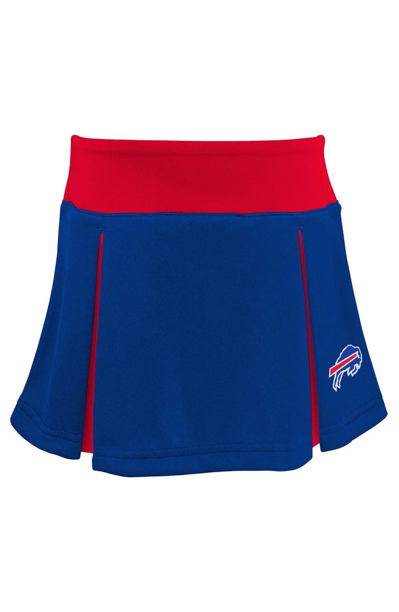 Outerstuff Girls Youth Royal Buffalo Bills Spirit Two-Piece Cheerleader Set, Alternate, color, Royal