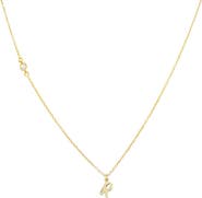 Panacea Initial Pendant Necklace