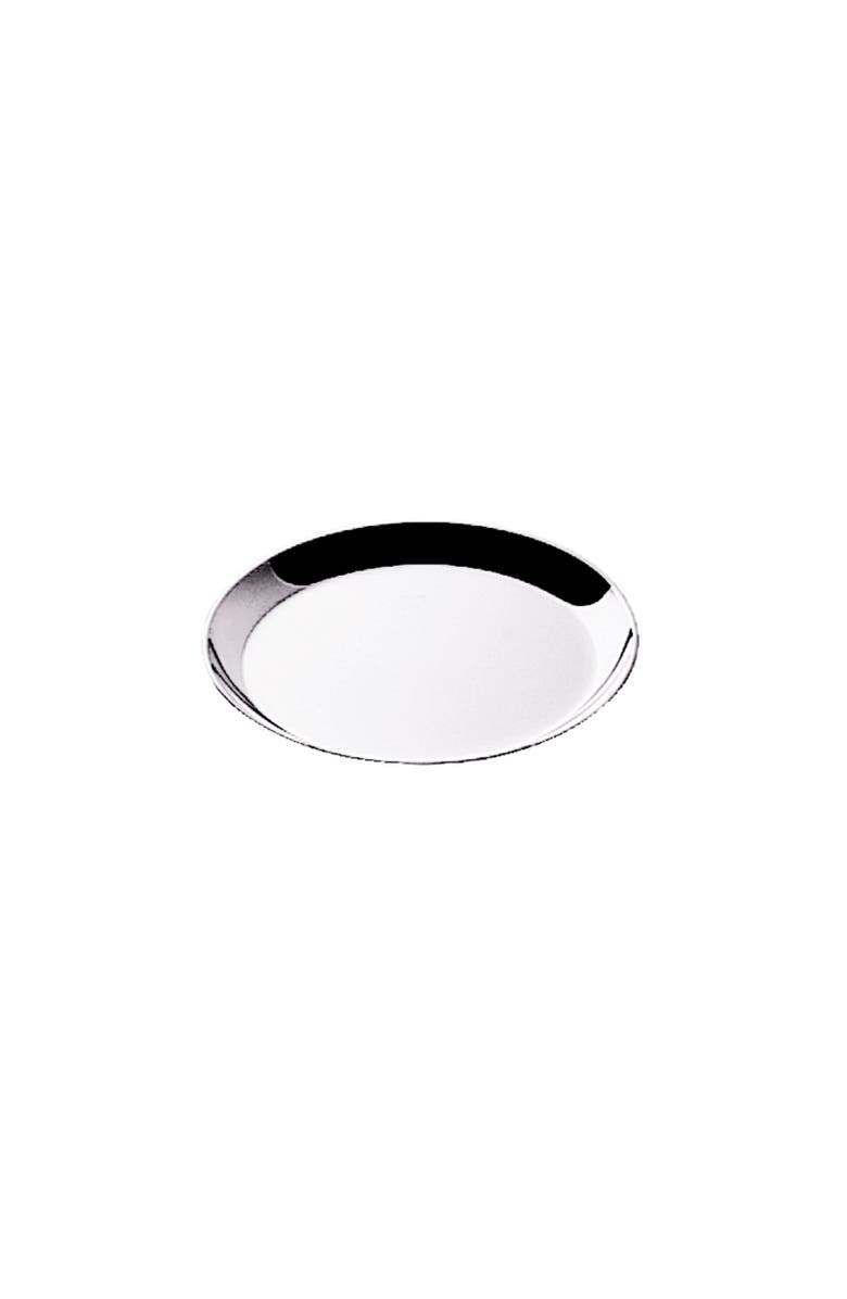 Mepra Uno Round Serving Tray, Main, color, Silver