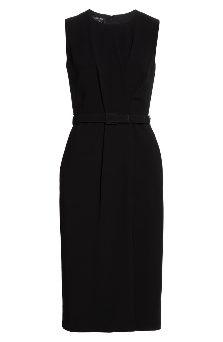 Lafayette 148 New York Jude Belted Sheath Dress, Alternate, color, 