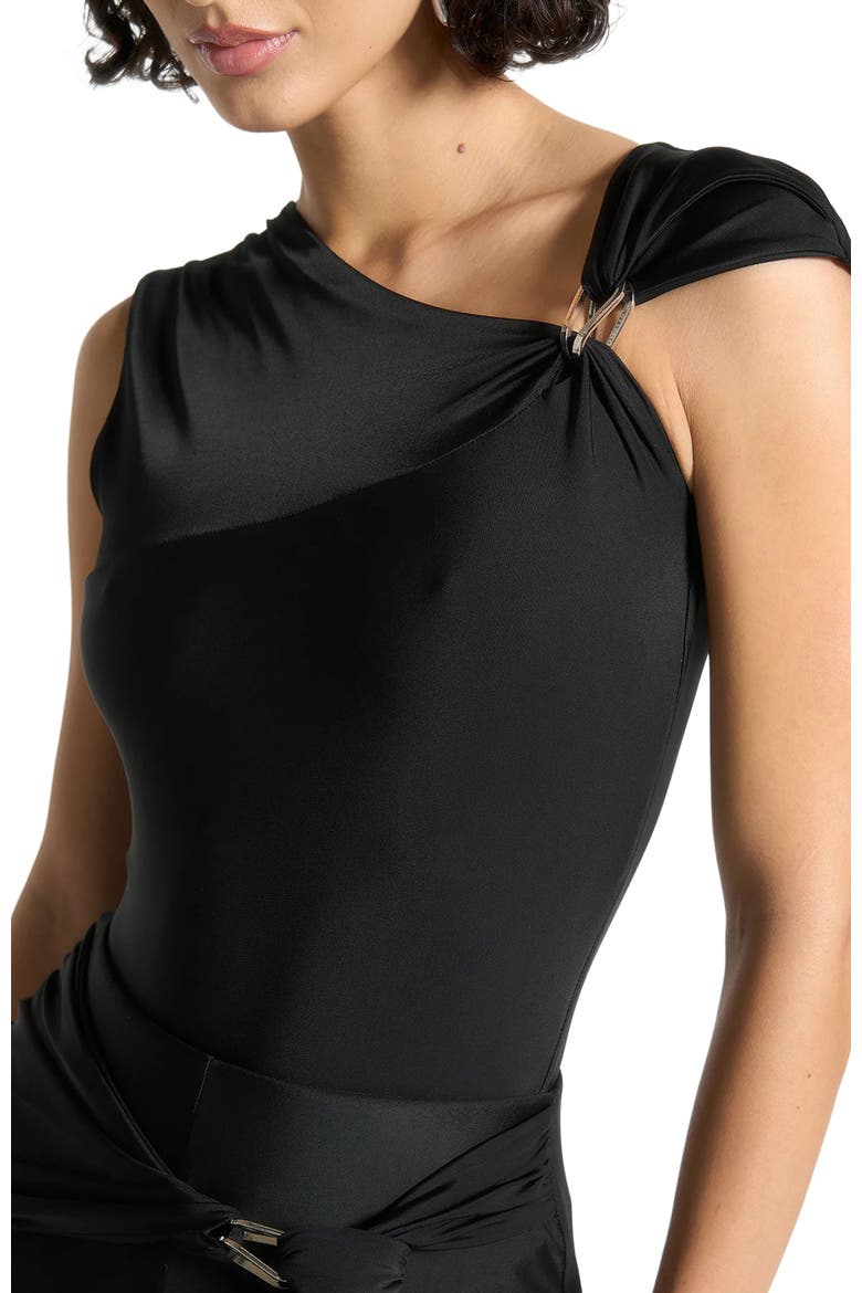 Bodysuit with Hardware Detail, Alternate, color, Black