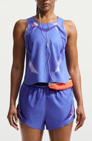 Nike <p>AeroSwift Dri-FIT ADV Crop Running Tank</p>