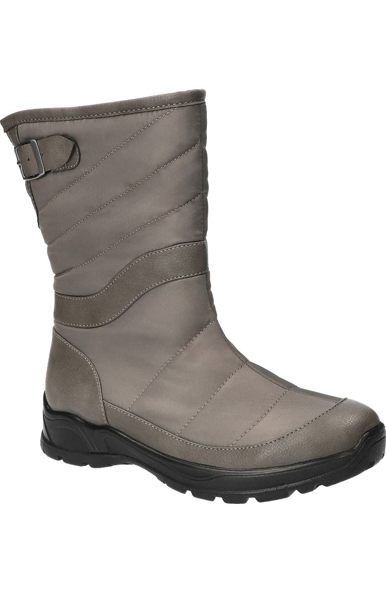 Bella Vita Quilted Waterproof Boot, Main, color, Grey