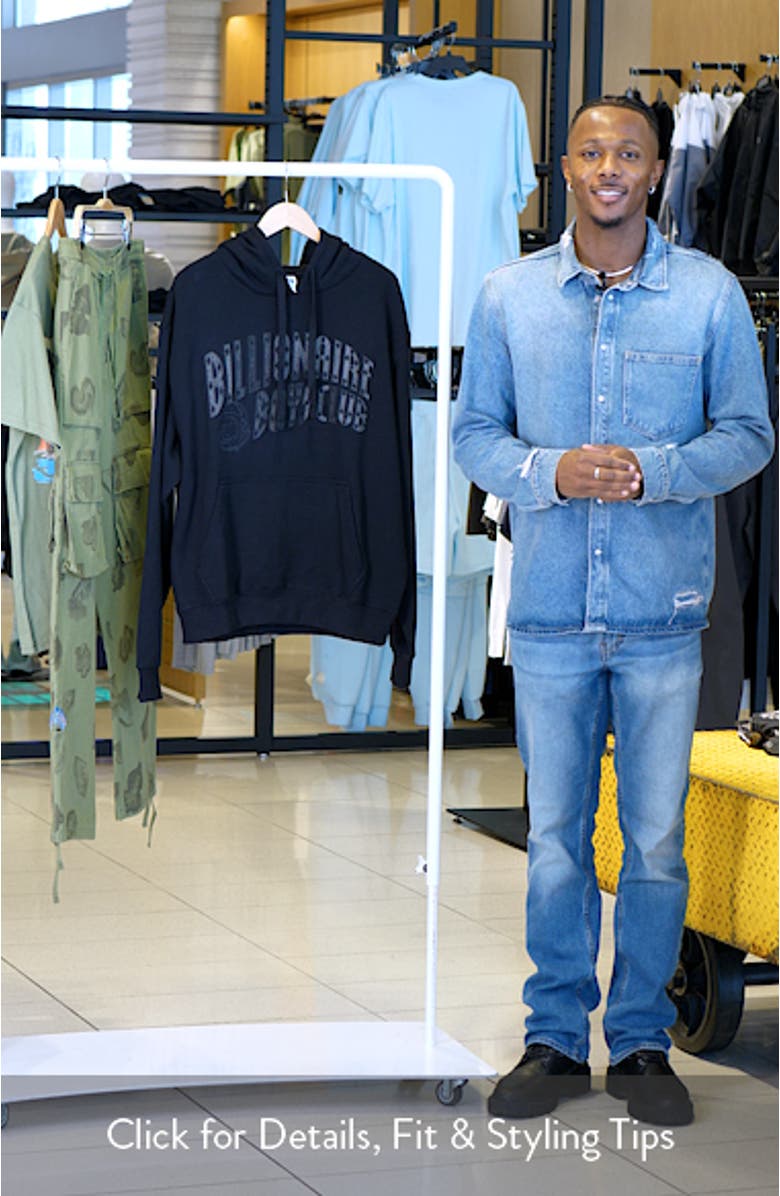 BB Arch Logo Graphic Hoodie, sales video thumbnail