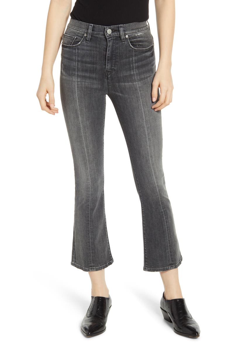 Hudson Jeans Holly High Waist Crop Flare Jeans, Main, color, 