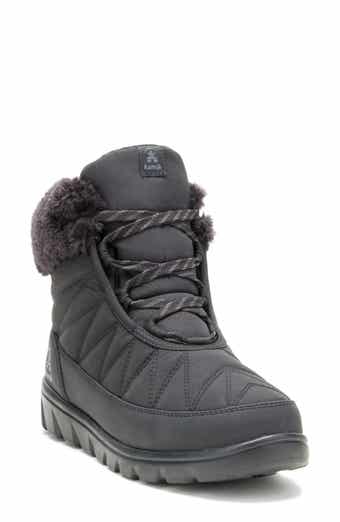 Kamik Hannah Faux Fur Cuff Waterproof Snow Boot
