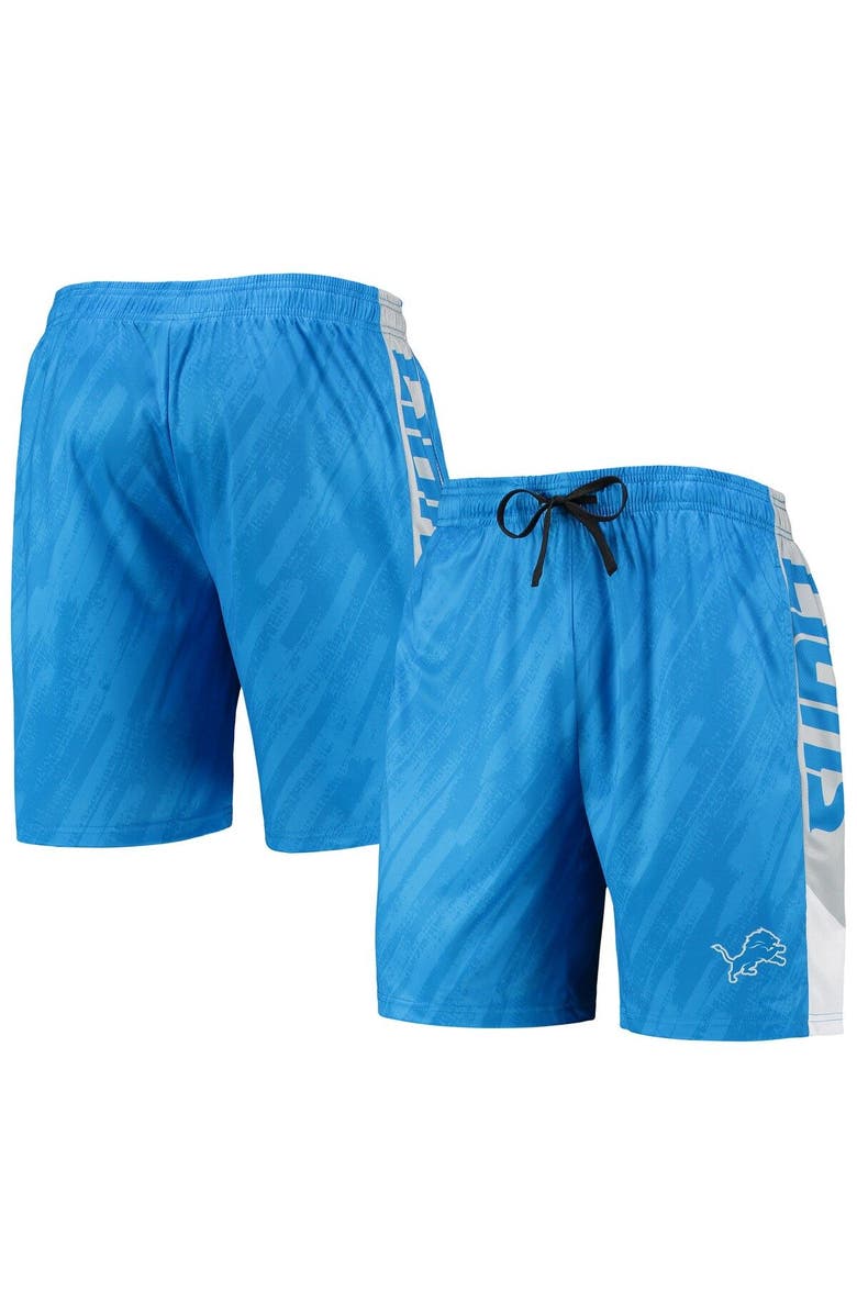FOCO Men's FOCO Blue Detroit Lions Static Mesh Shorts, Main, color,