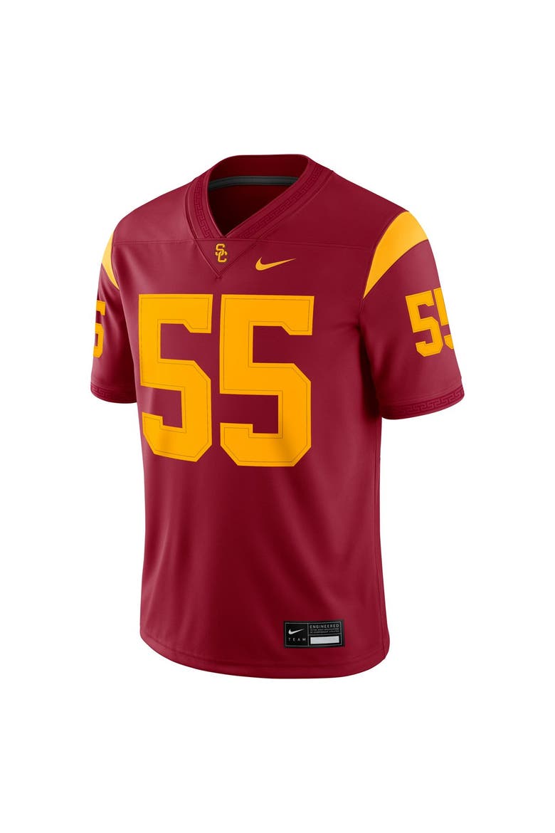 Men's Nike #55 Cardinal USC Trojans Home Game Jersey, Alternate, color, Cardinal