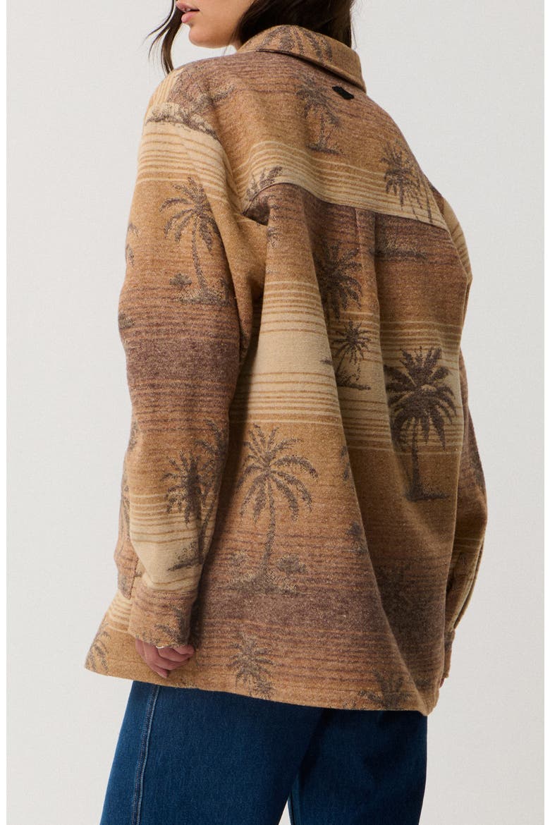Retro Swell Jacquard Jacket, Alternate, color, TAN MULTI