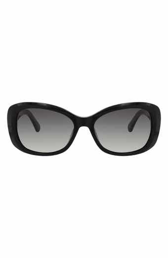 elowen 55mm polarized gradient rectangular sunglasses