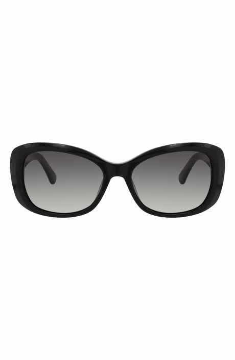 elowen 55mm polarized gradient rectangular sunglasses