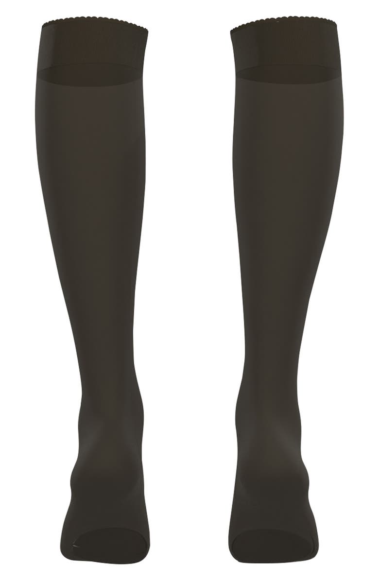 Wolford 50 Denier Knee High Socks, Alternate, color, Mocca