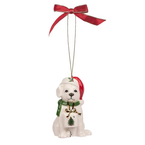 Christmas Tree Christmas Dog Ornament