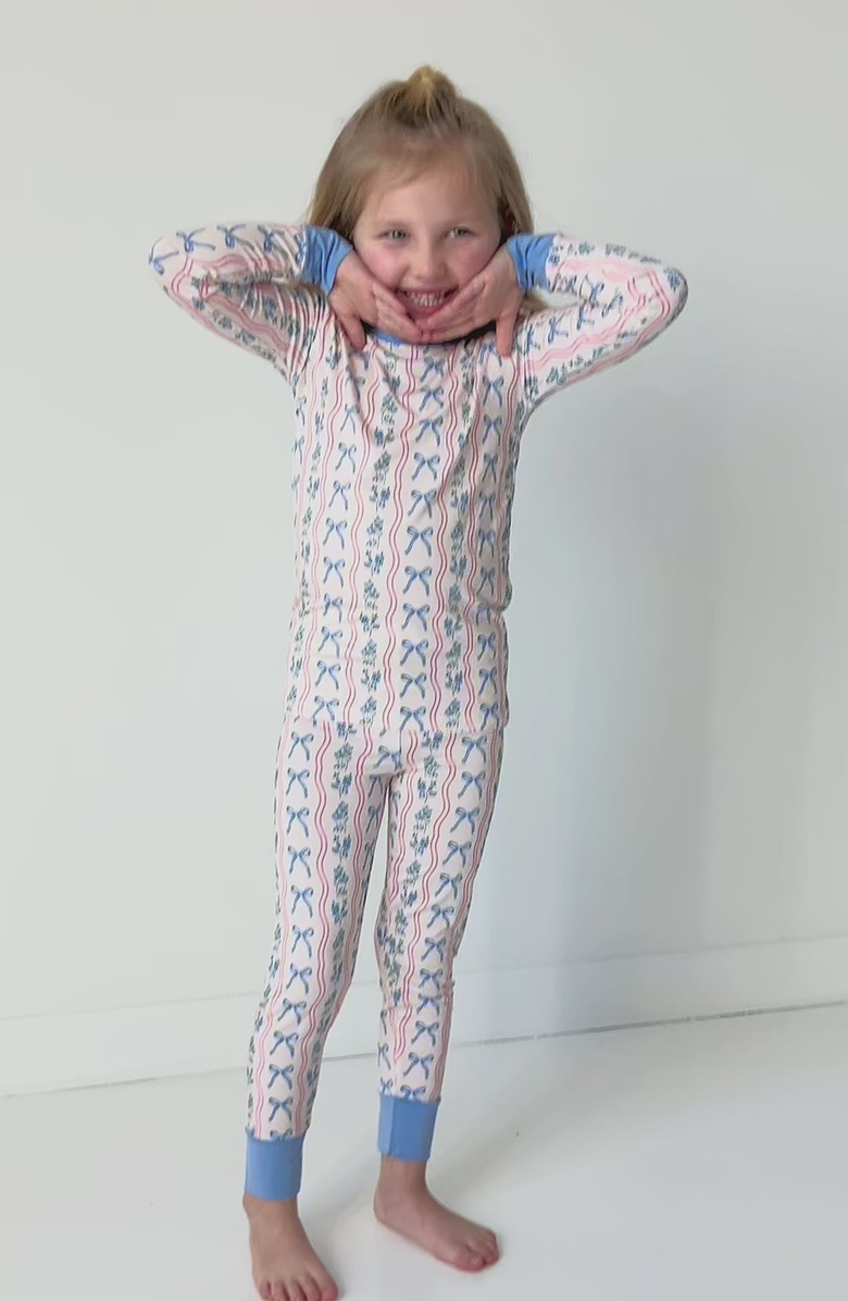 In My Jammers Amelia Bow Two Piece Set, Alternate, color, Off-White