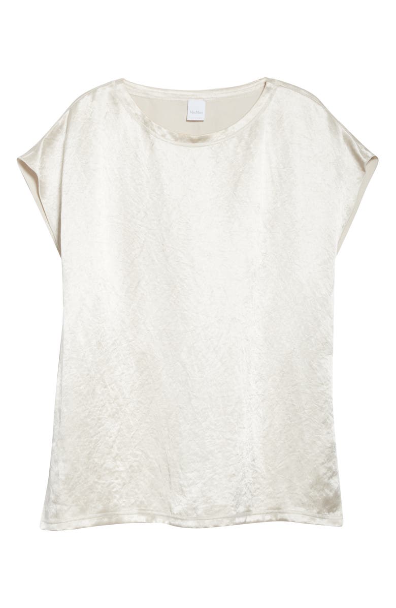 Max Mara Leisure Torquay Hammered Satin Blouse, Alternate, color,