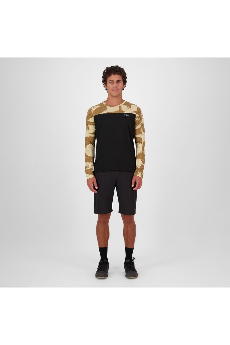 Diversion Merino Long-Sleeve Bike Jersey - Men's, Alternate, color, MR Grunge/Black