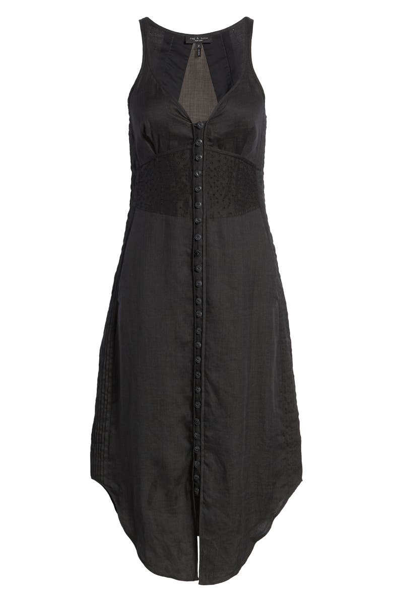 rag & bone Criseli Linen Sundress, Alternate, color,