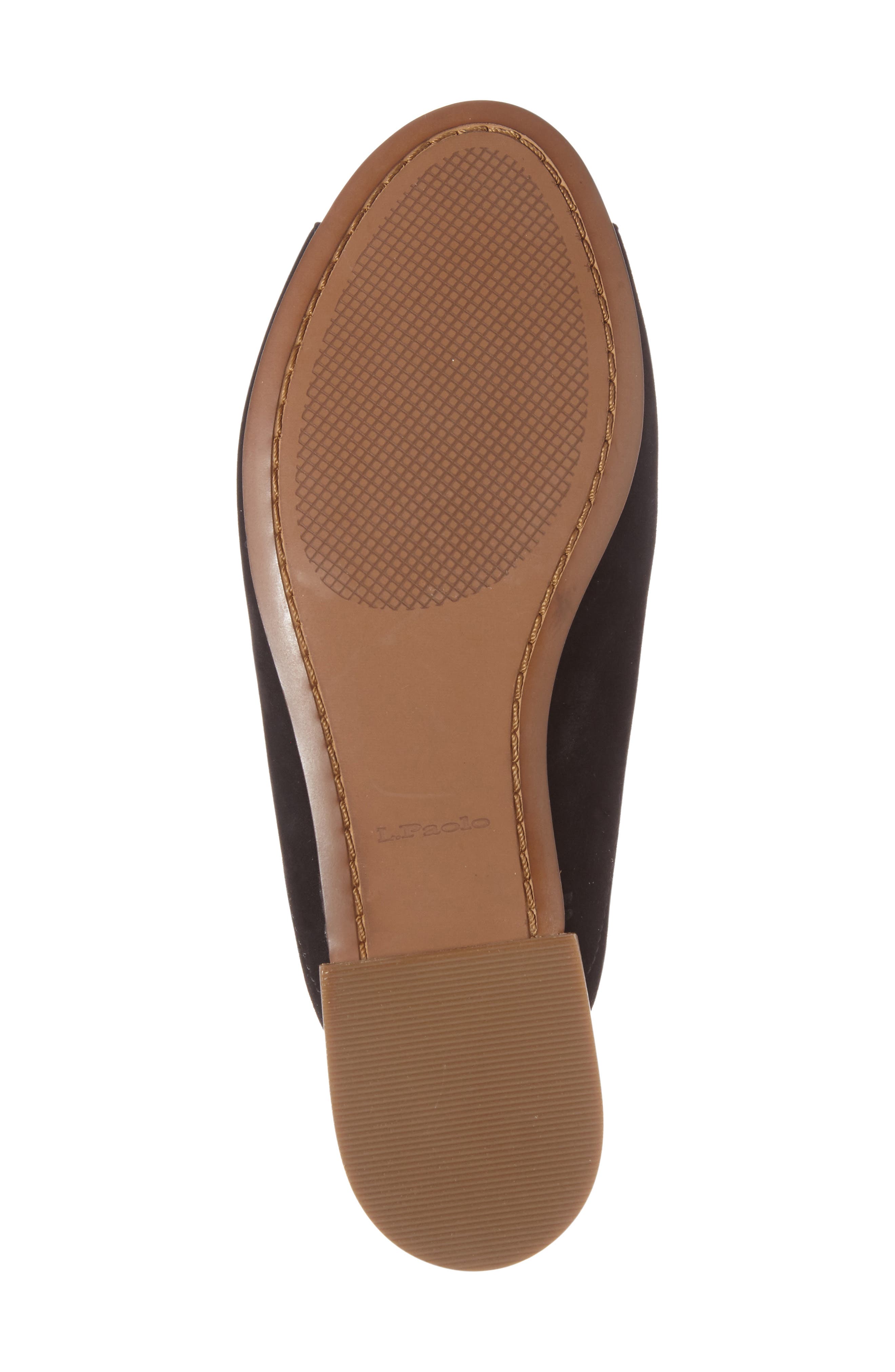Fling Tassel Loafer Slide, Alternate, color, BLACK SUEDE