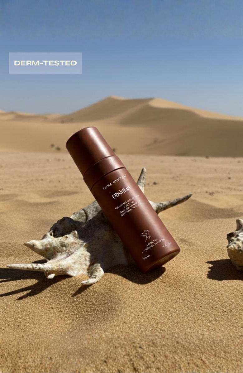 Luna Nectar Obsidian Volumizing & Anti-Pollution Scalp Scrub, Alternate, color, White