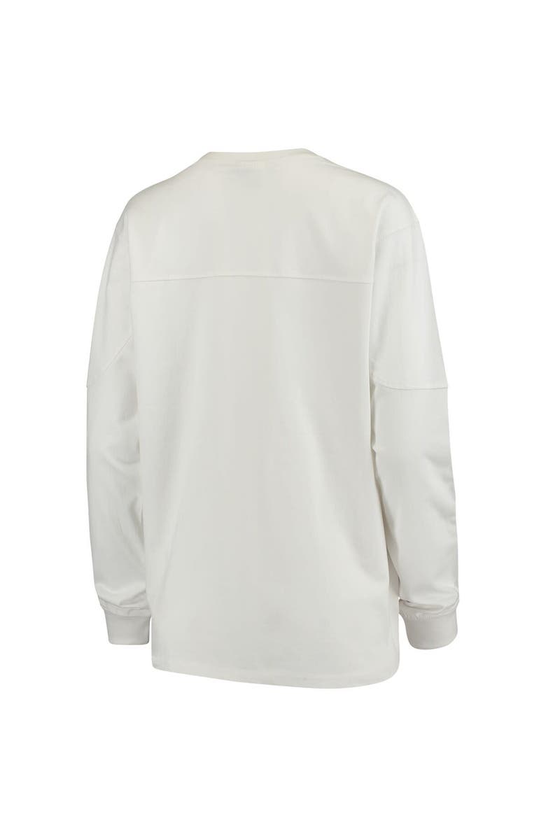 PRESSBOX Women's White Michigan State Spartans Edith Long Sleeve T-Shirt, Alternate, color,