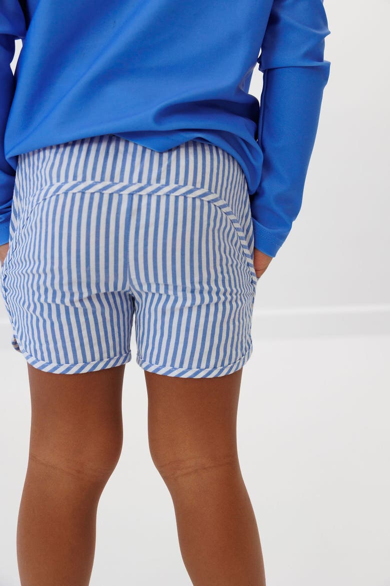 Boys Seersucker Super Short, Alternate, color, Blue Seersucker