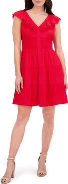 Kensie Ruffle Tiered Dress