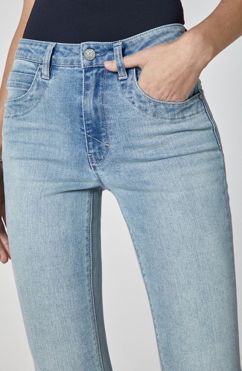 Unpublished Janet Raw Hem Mid Rise Flare Jeans, Alternate, color, 