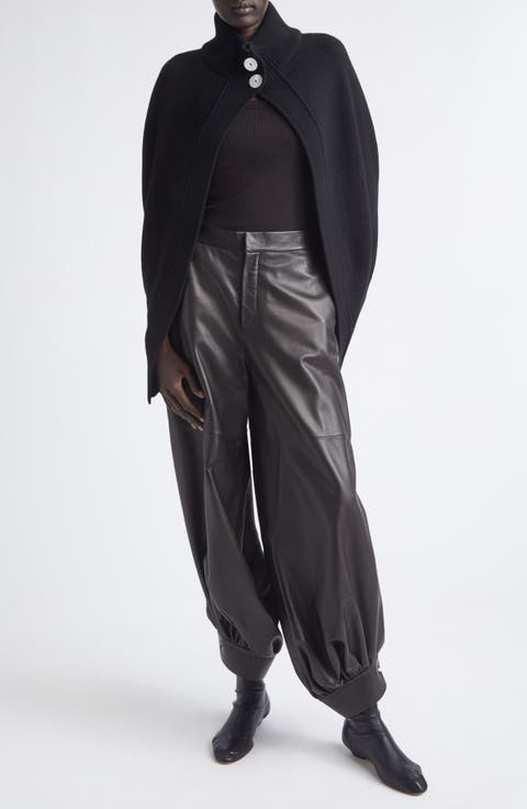 Roxalena Wool & Cashmere Knit Cape