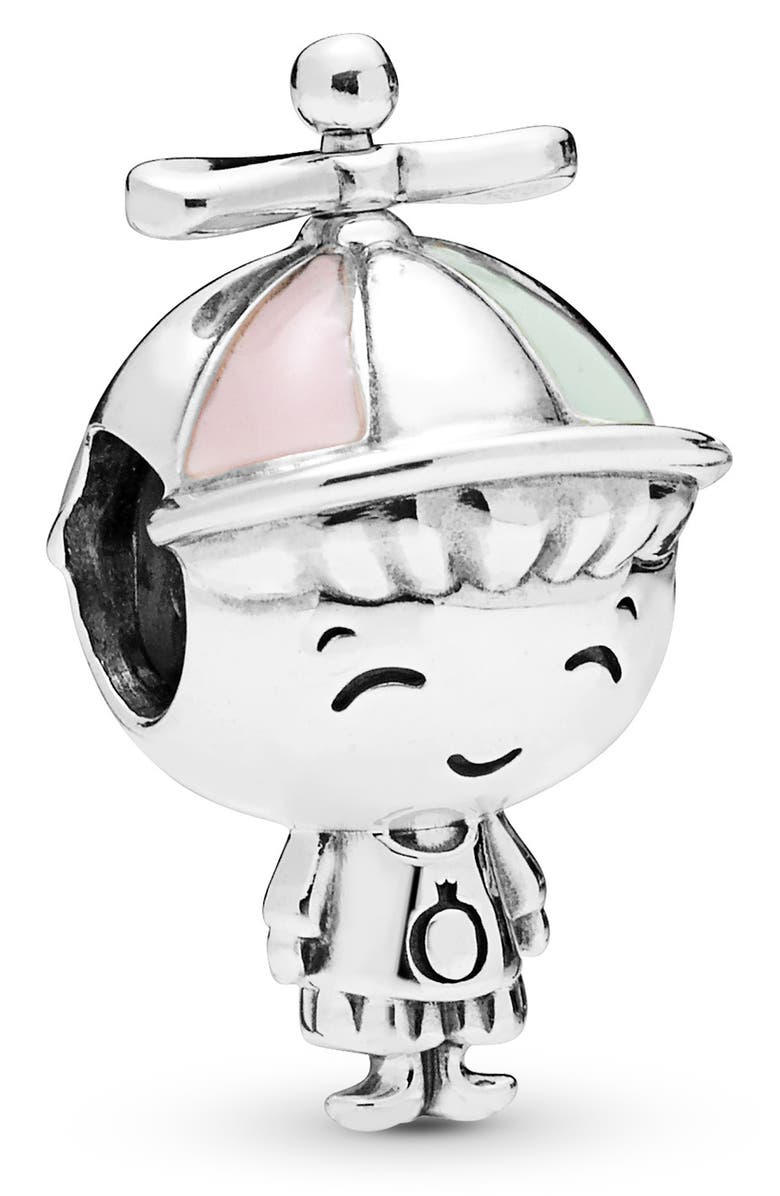 PANDORA Boy Charm, Main, color, 