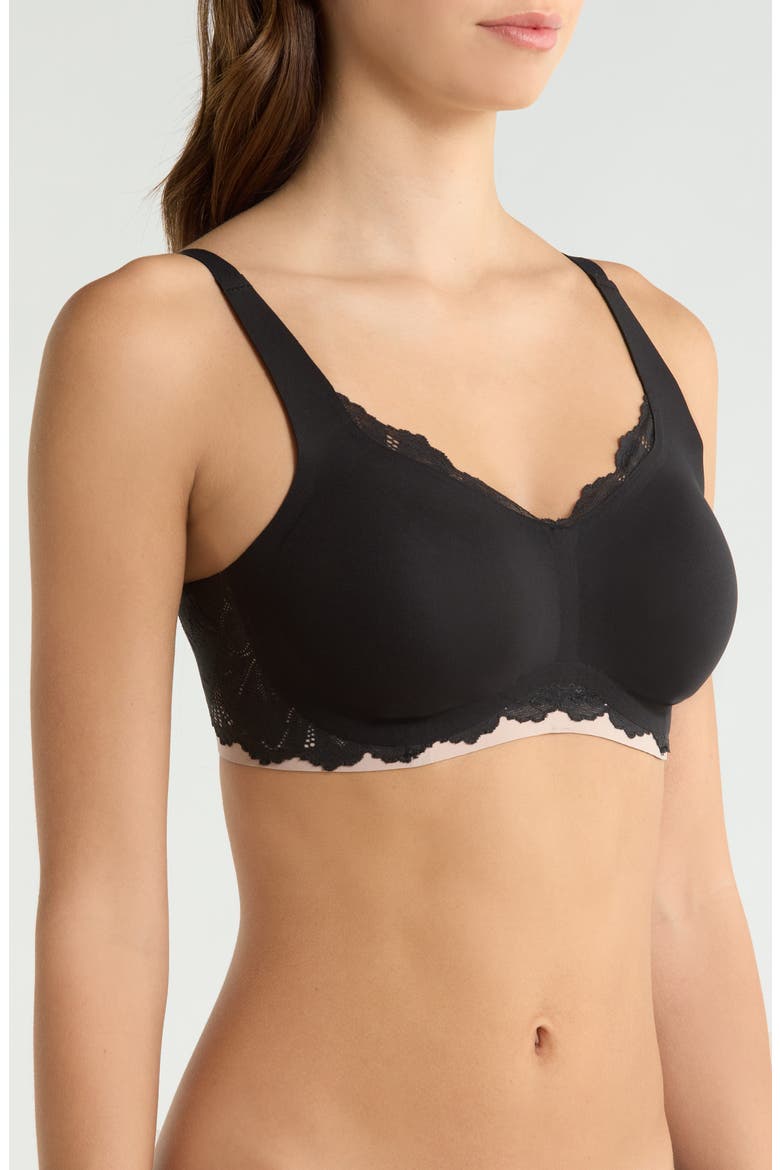Beyond Wireless Bra, Alternate, color, NOIR