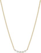 Zoë Chicco Diamond Pear Box Chain Necklace