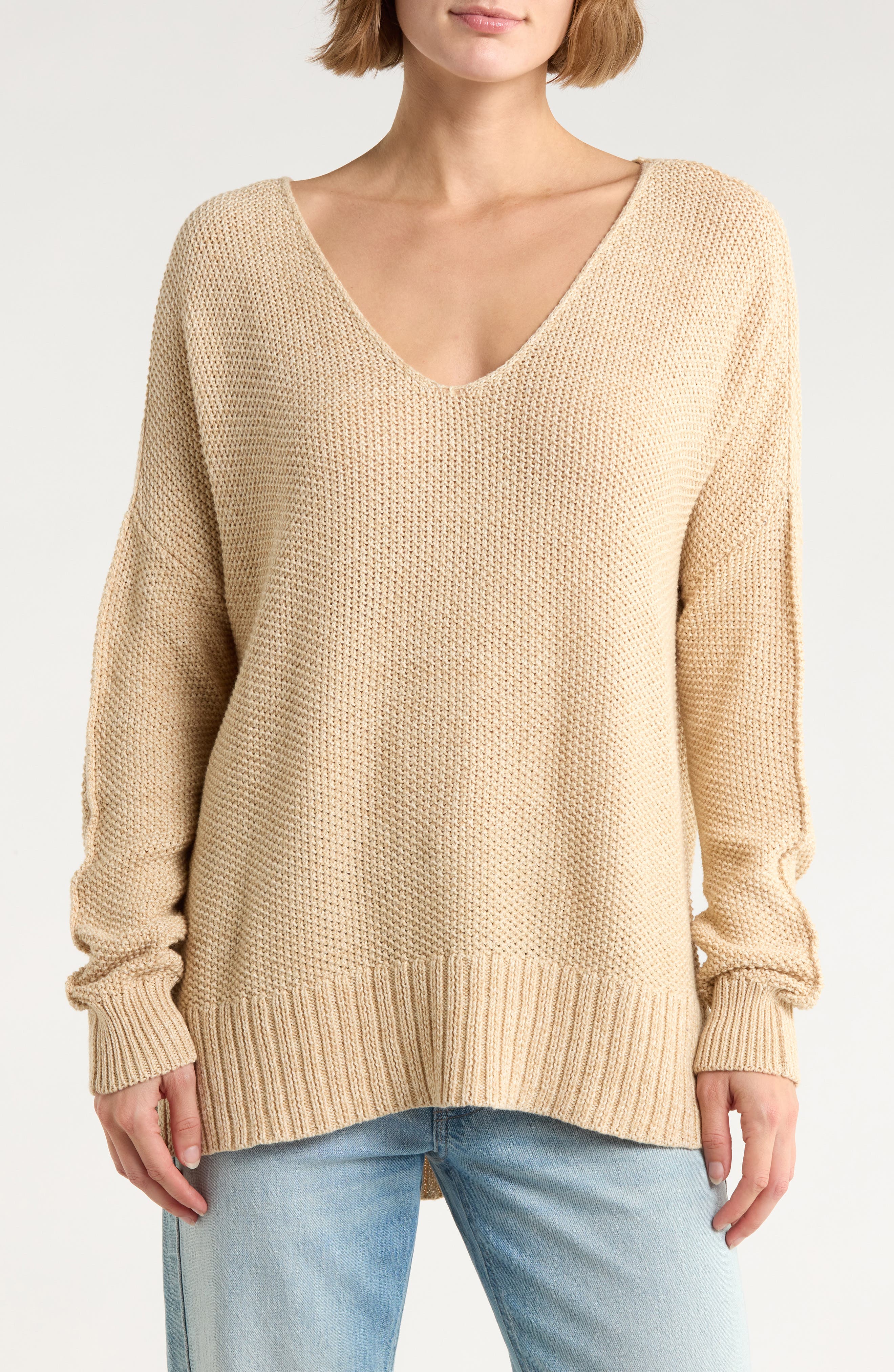 Lucky Brand V-Neck Pullover Sweater