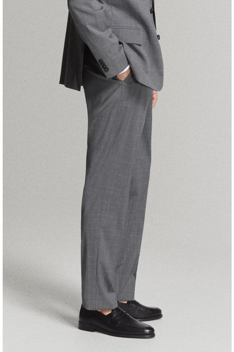 London Regular Fit Dress Pants, Alternate, color, GREY