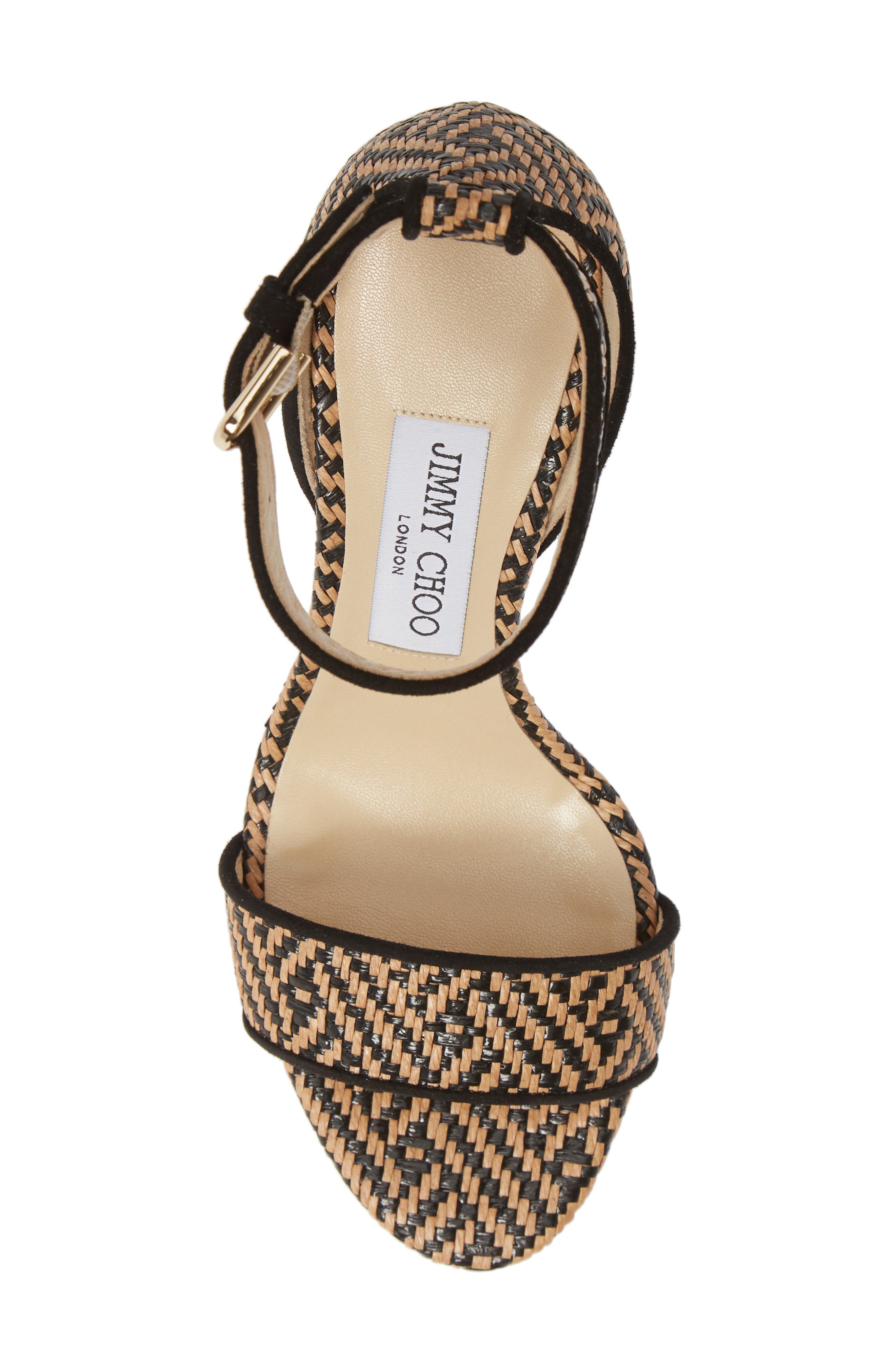 Jimmy Choo Edina Ankle Strap Sandal, Alternate, color, 