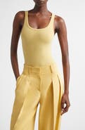 Michael Kors Collection Cashmere Blend Tank Bodysuit