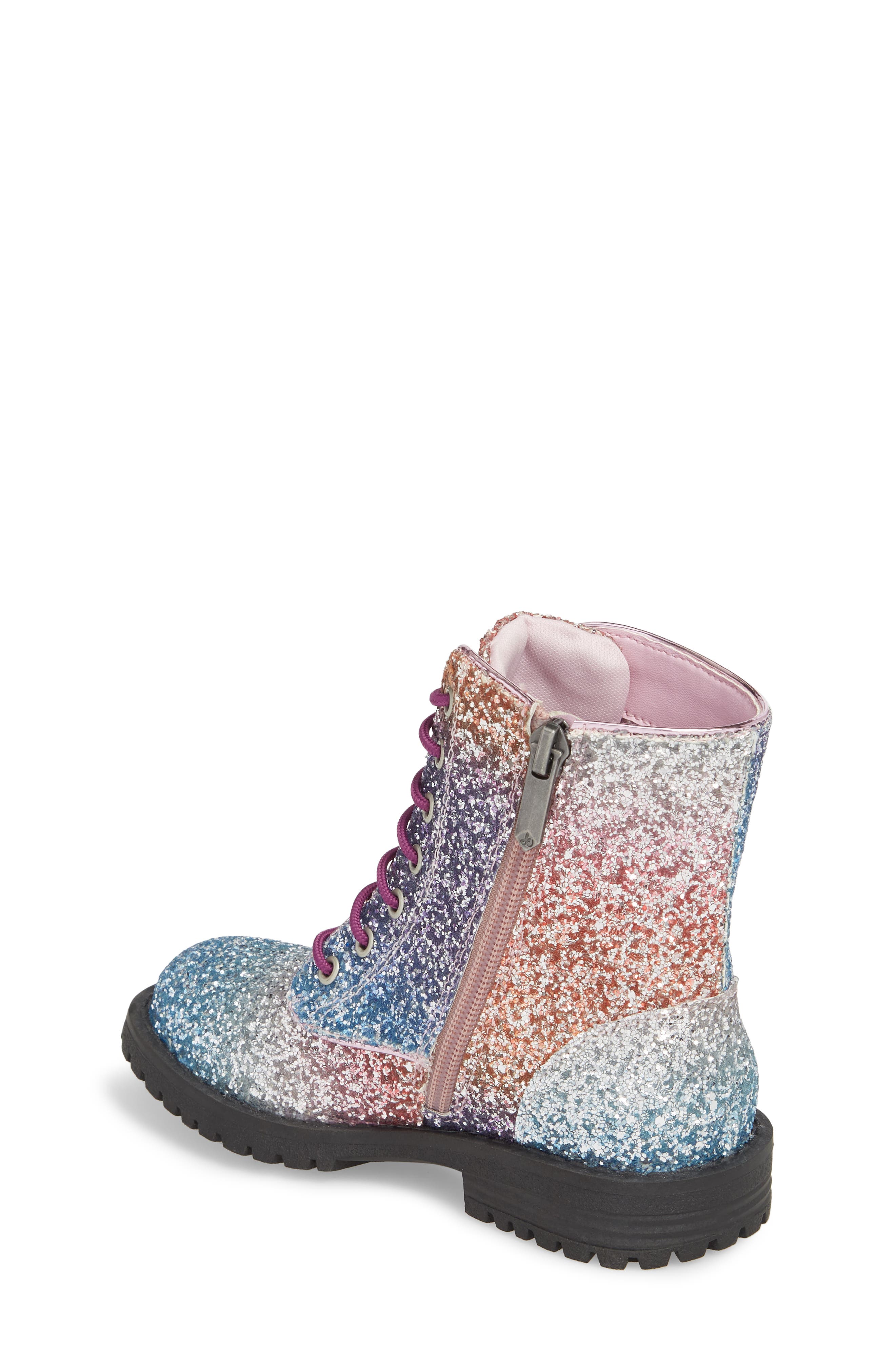 Sam Edelman Polly Sophia Glitter Combat Boot, Alternate, color, 