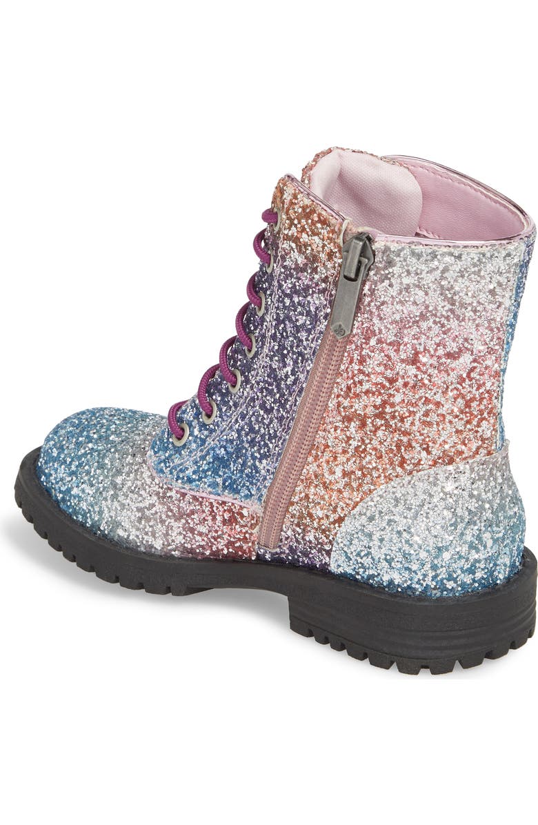 Sam Edelman Polly Sophia Glitter Combat Boot, Alternate, color,