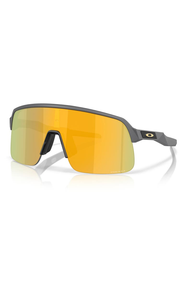134mm Prizm™ Rectangular Sunglasses, Alternate, color, MATTE CARBON
