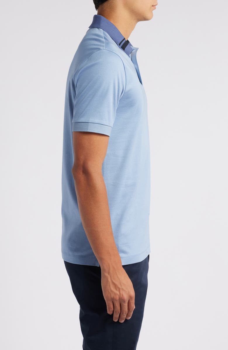 BOSS Phillipson Slim Fit Polo, Alternate, color, Open Blue