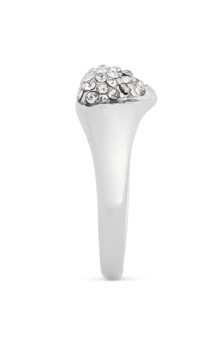 NORDSTROM RACK Pavé Crystal Heart Ring, Alternate, color,