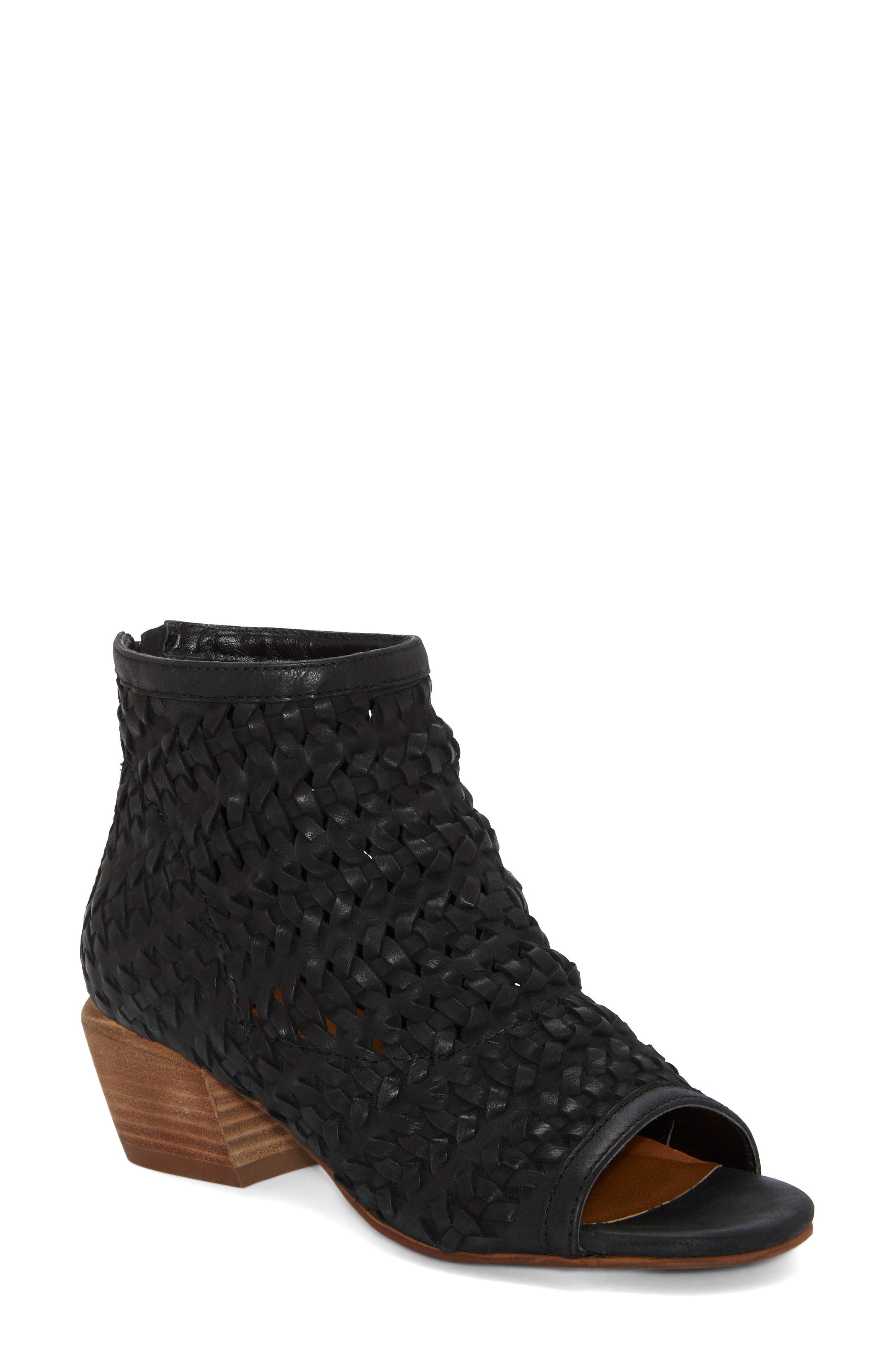 Lucky Brand Mofira Open Toe Bootie, Main, color, 