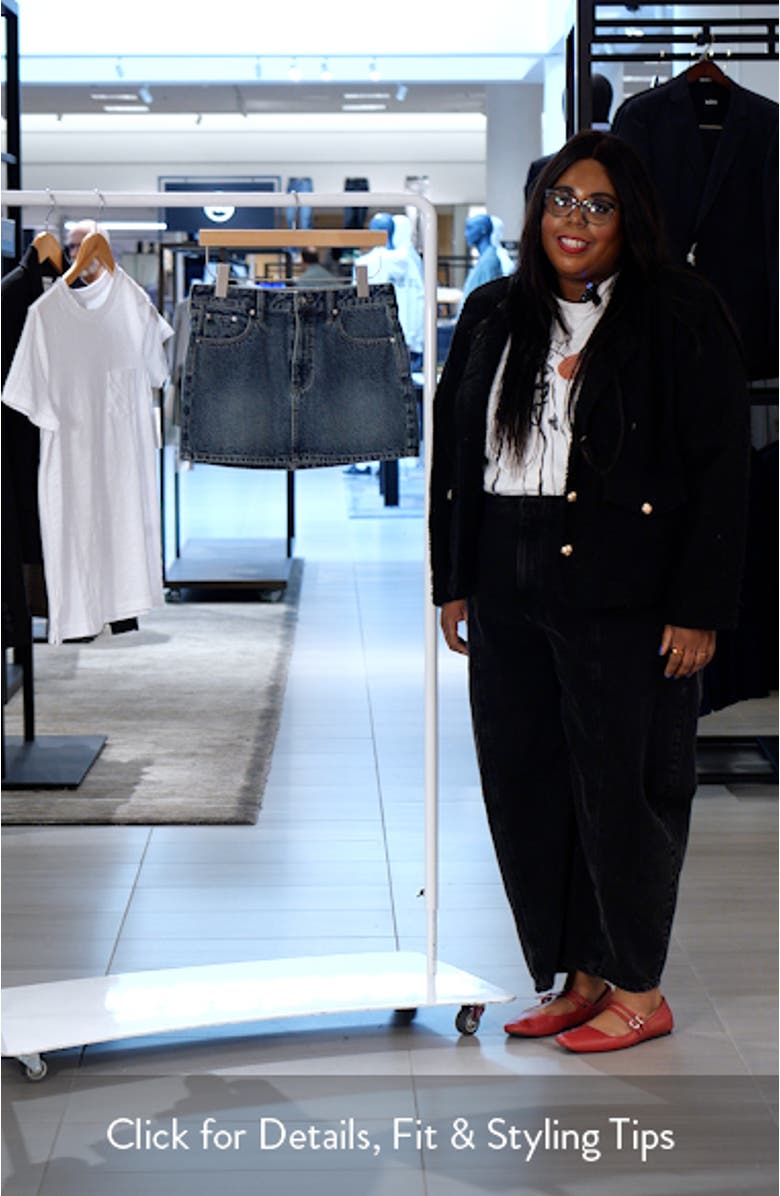 Mel Denim Miniskirt, sales video thumbnail