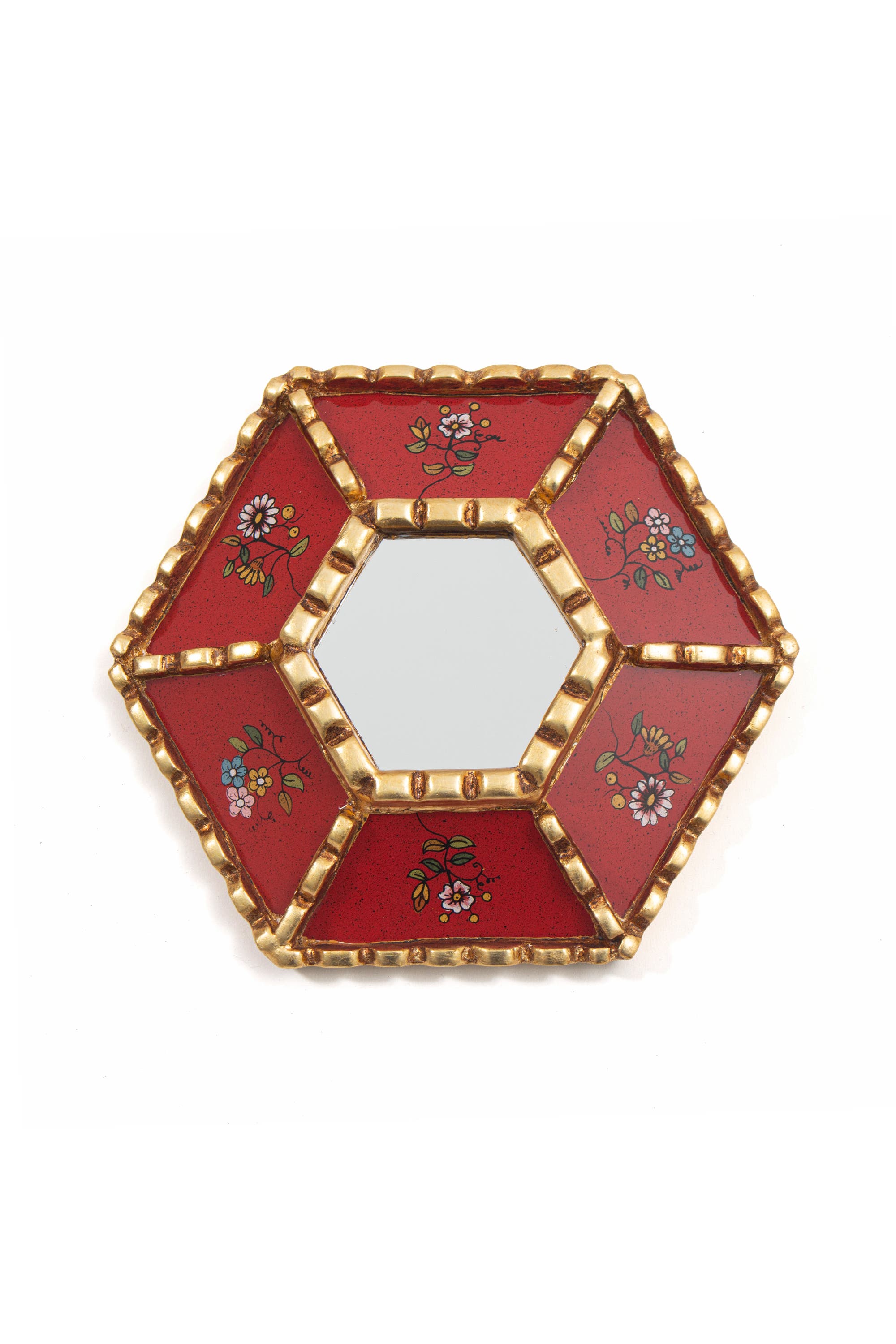 selected Red with gold-tone border