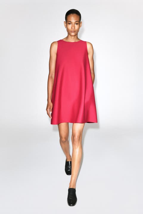 Scuba Knit A-line Mini Dress