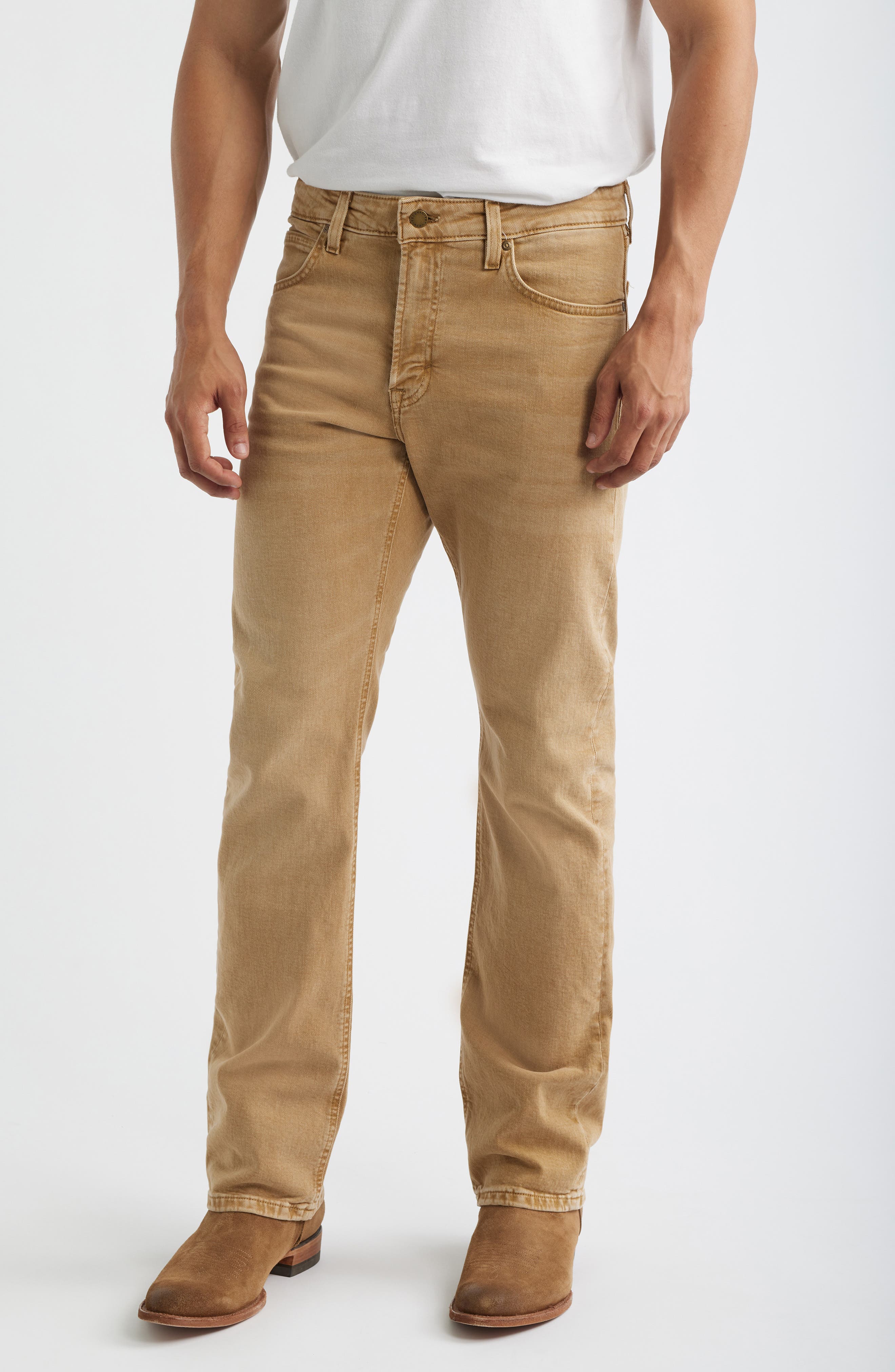 Slim Straight Stretch Denim Jeans