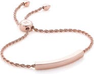 Monica Vinader Engravable Linear Friendship Chain Bracelet