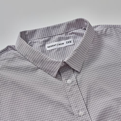 Regent Row Big And Tall Stanton Shirt Long Sleeve Button Down In Sand-plaid