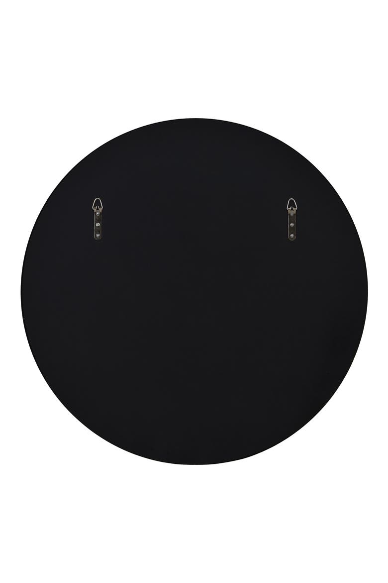 Claribel Round Mirror, Alternate, color, BLACK