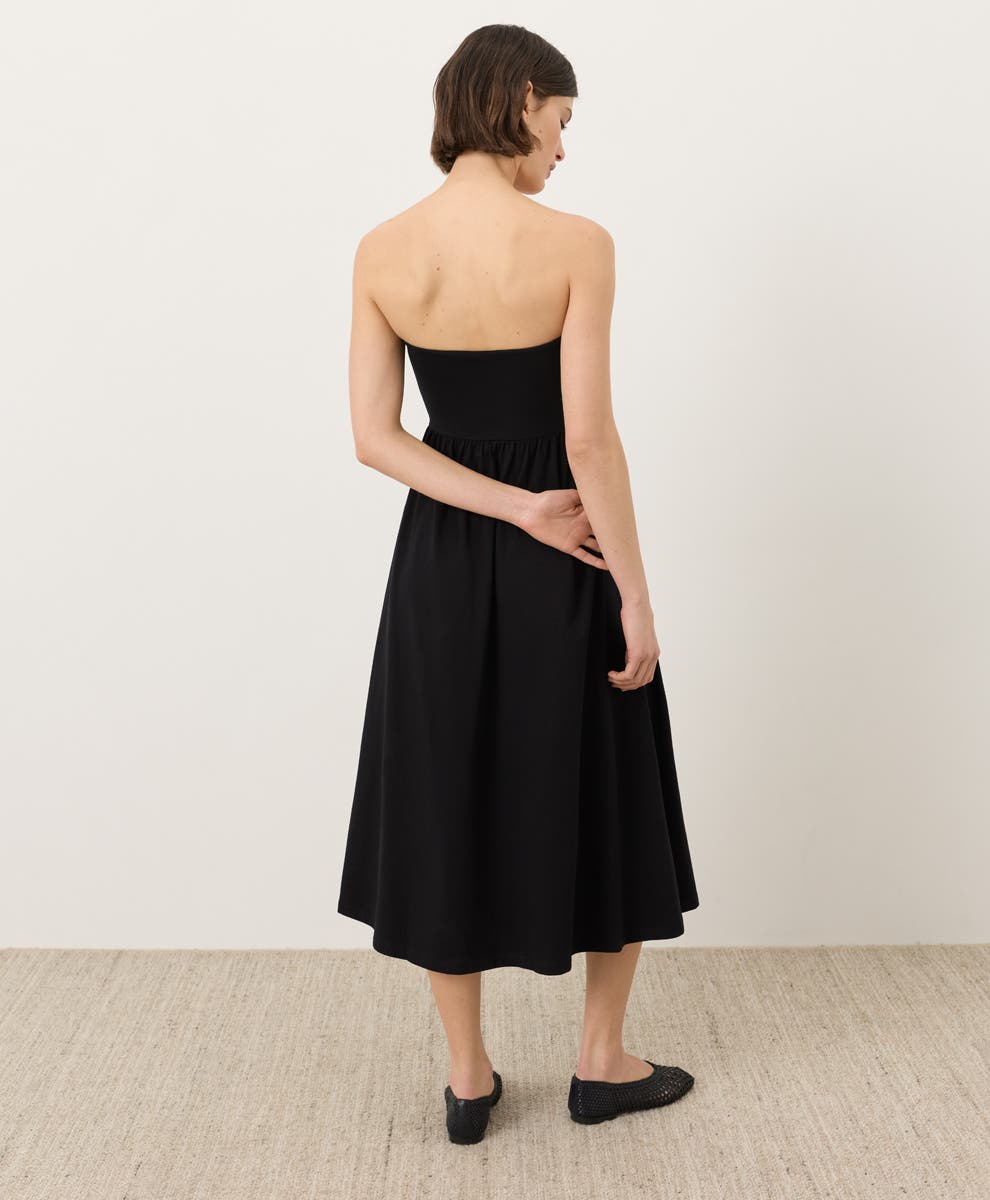 Fit & Flare Strapless Dress Made With Organic Cotton - image 4