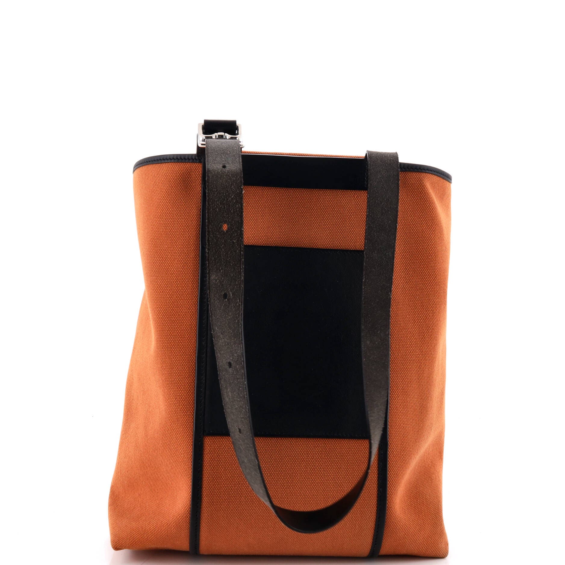 Etriviere Pocket Tote Toile and Leather 27, Alternate, color, Brown
